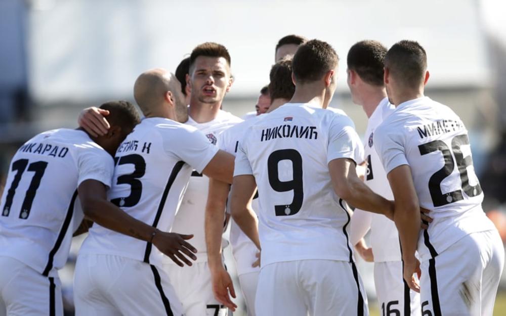 Slavlje fudbalera Partizana  