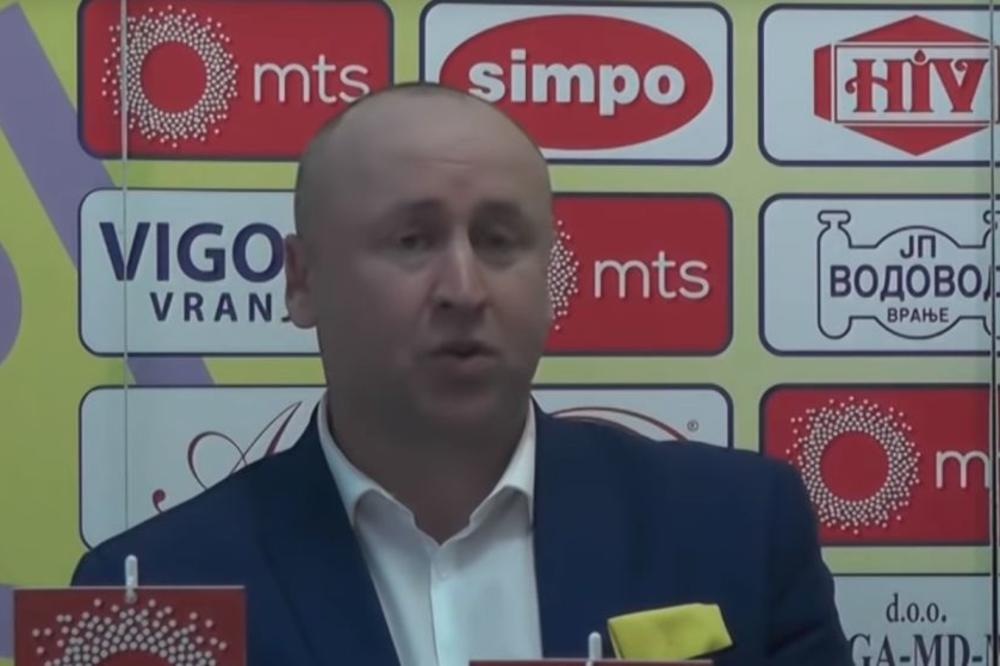 TELEPATIJA NA VRANJANSKOJ BOMBONJERI: Đani Ćurčić pokidao na konferenciji posle pobede Dinama!