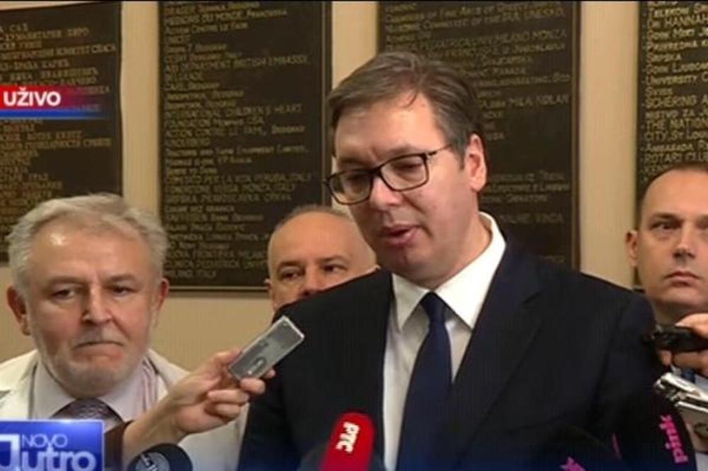 VUČIĆ U INSTITUTU ZA MAJKU I DETE: Divno je videti ljubav lekara i sestara, borićemo se za naše stručnjake (FOTO)