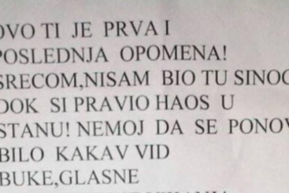 KOMŠIJA POLICAJAC PRETI KOMŠIJI KRIMINALCU: U BG zgradi grmi rat suseda, a za sve je kriva JEDNA STVAR! (FOTO)