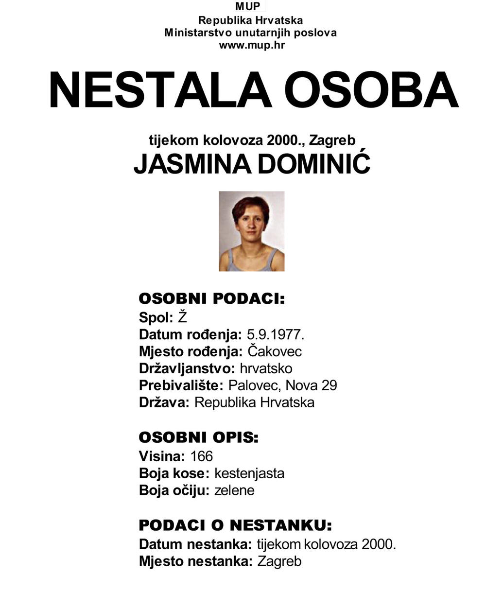 Mislilo se da je Jasmina nestala 