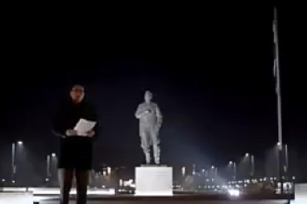 JE*AO TE NAČIN NA KOJI SI SIKTAO NAD PROTERANIM SRBIMA! Govor ispred spomenika FRANJI TUĐMANU zapalio Hrvatsku!