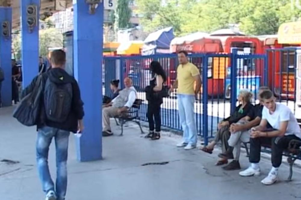 NAPADNUT HRVATSKI VOZAČ  na autobuskoj stanici u Novom Sadu!
