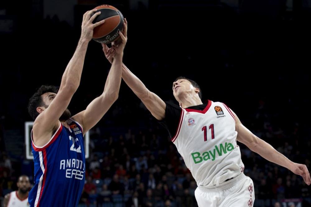 MICIĆ I EFES NE DAJU ČETVRTO MESTO: Barselona ga prati, Armani se još bori za plej-of, Makabi i Baskonija posustaju