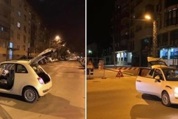 KLJUČEVI SU U KOLIMA, REZERVOAR PUN, UŽIVAJTE! Novosađanka iz revolta ostavila fiću nasred ulice (FOTO)