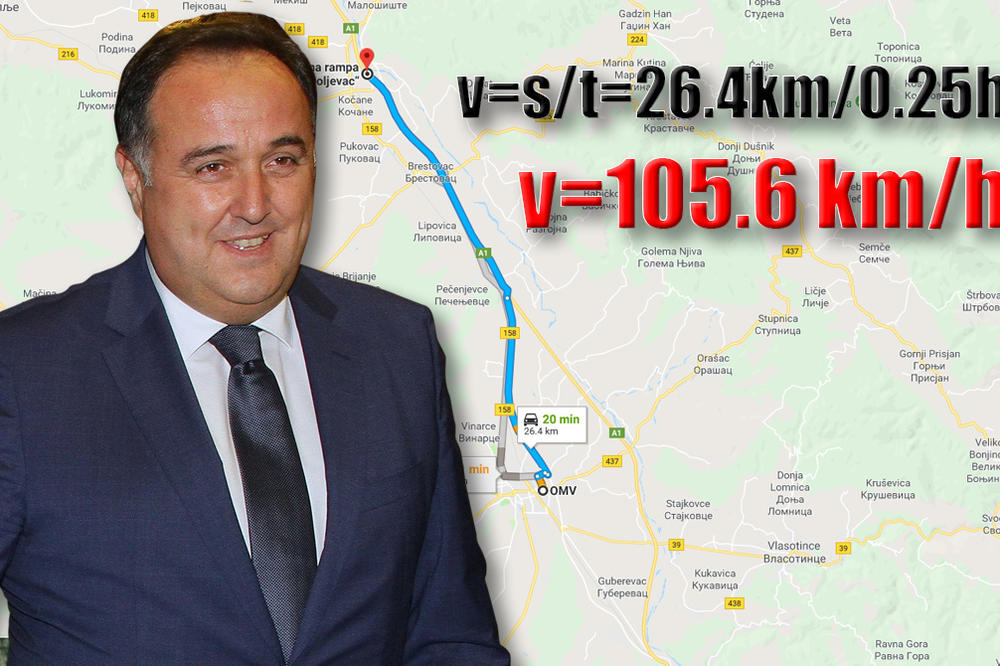 KOLIKO JE BABIĆU BILO POTREBNO DA DOĐE OD PUMPE DO NAPLATNE RAMPE? Izračunali smo koliko je brzo vozila škoda