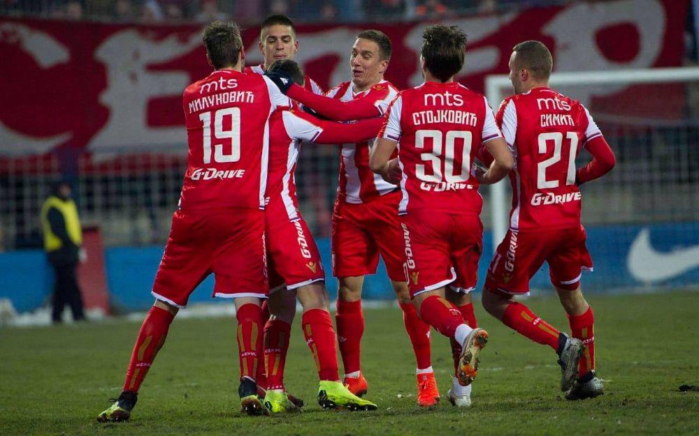 Slavlje u Surdulici posle gola Gajića  