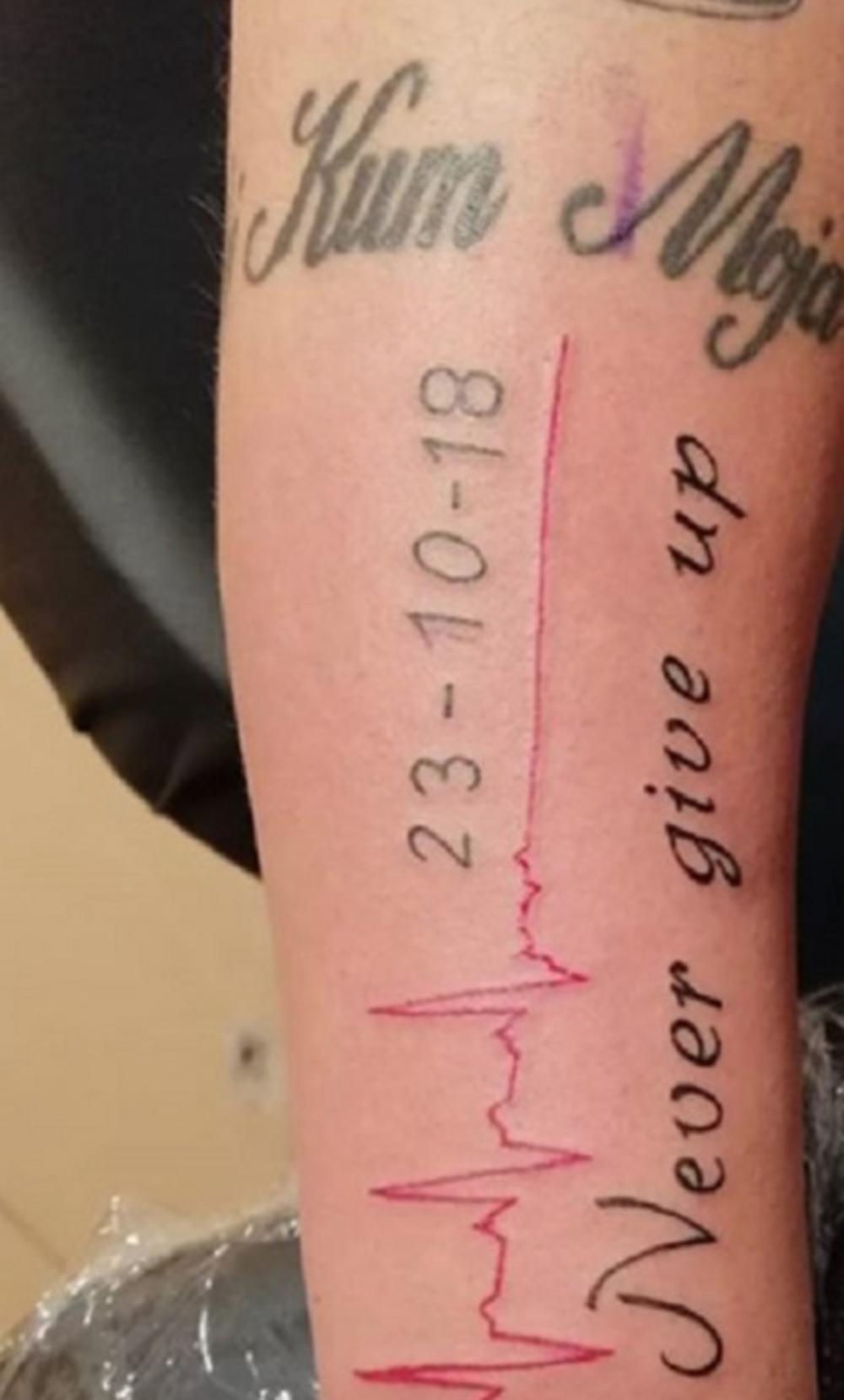 Tetovaža Darka Lazića  