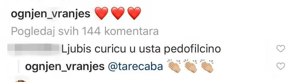 Komentar Vranješevog zaprepašćenog pratioca