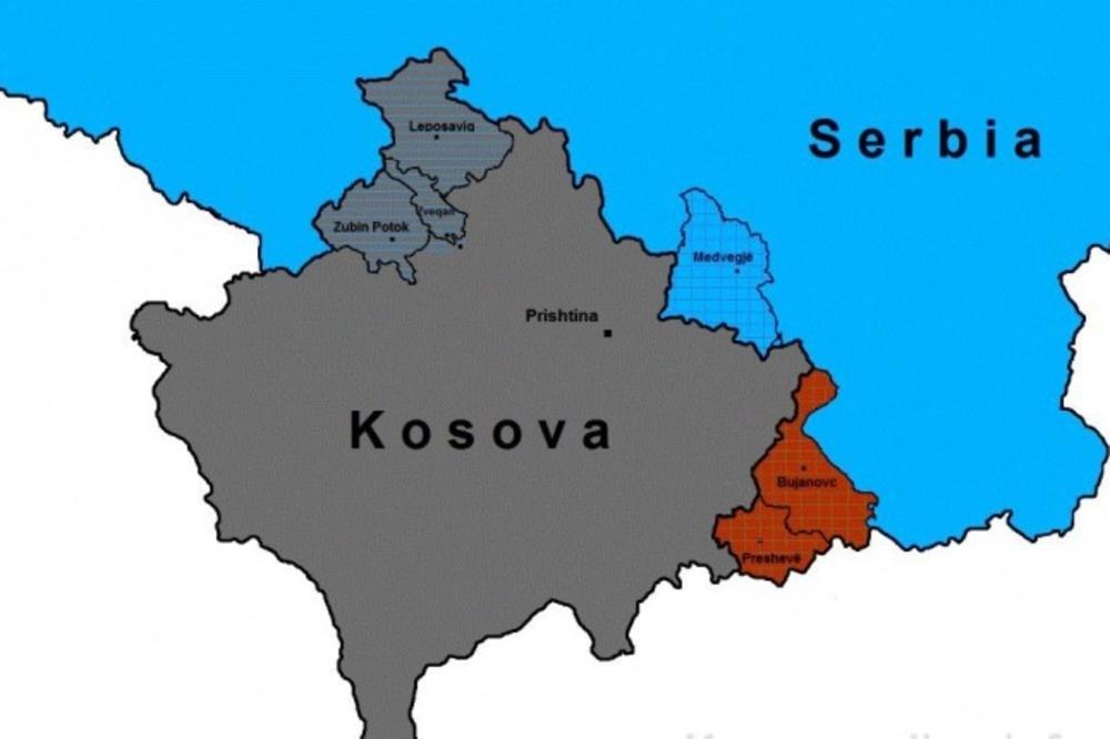 HARADINAJ I TAČI ISCRTALI SVOJE MAPE: Ovo su BUDUĆE granice KOSOVA koje će biti POTVRĐENE u BRISELU? Sporno 49 km