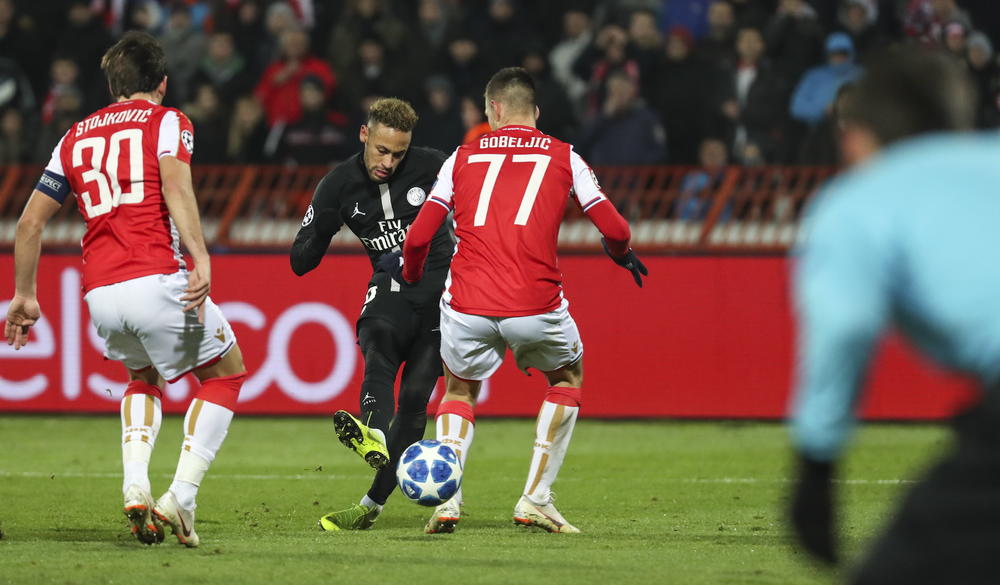 Nejmar na meču u Beogradu  