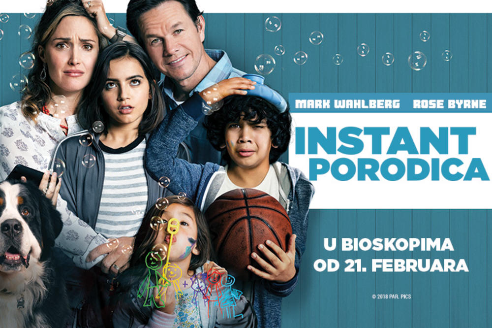 ESPRESO VAS VODI U BIOSKOP: Delimo 3x2 karte za film INSTANT PORODICA
