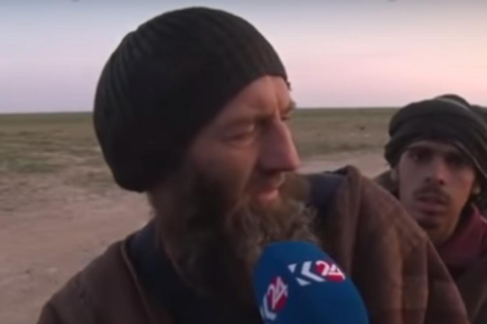 ZAROBLJENI BORAC ISLAMSKE DRŽAVE PRIČA NA SRPSKOM: Došao je s Kosova, objašnjava zašto je otišao u Siriju (VIDEO)