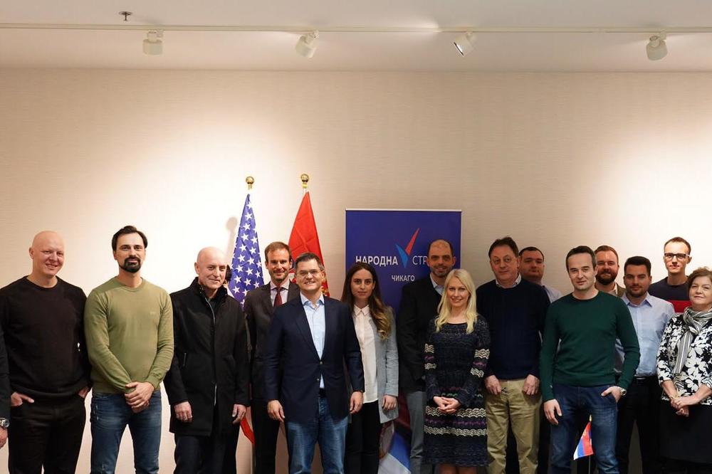 NARODNA STRANKA OSNOVALA ODBOR U ČIKAGU: Vuk Jeremić napada dijasporu