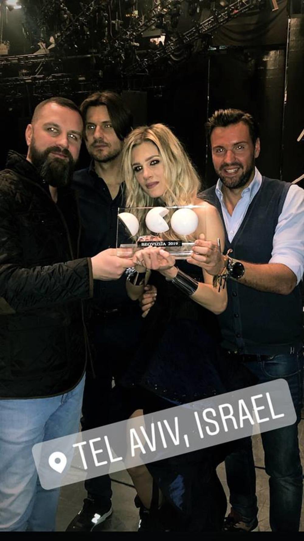 Nevena Božović vodi svog izabranika Nikolu i u Tel Aviv
