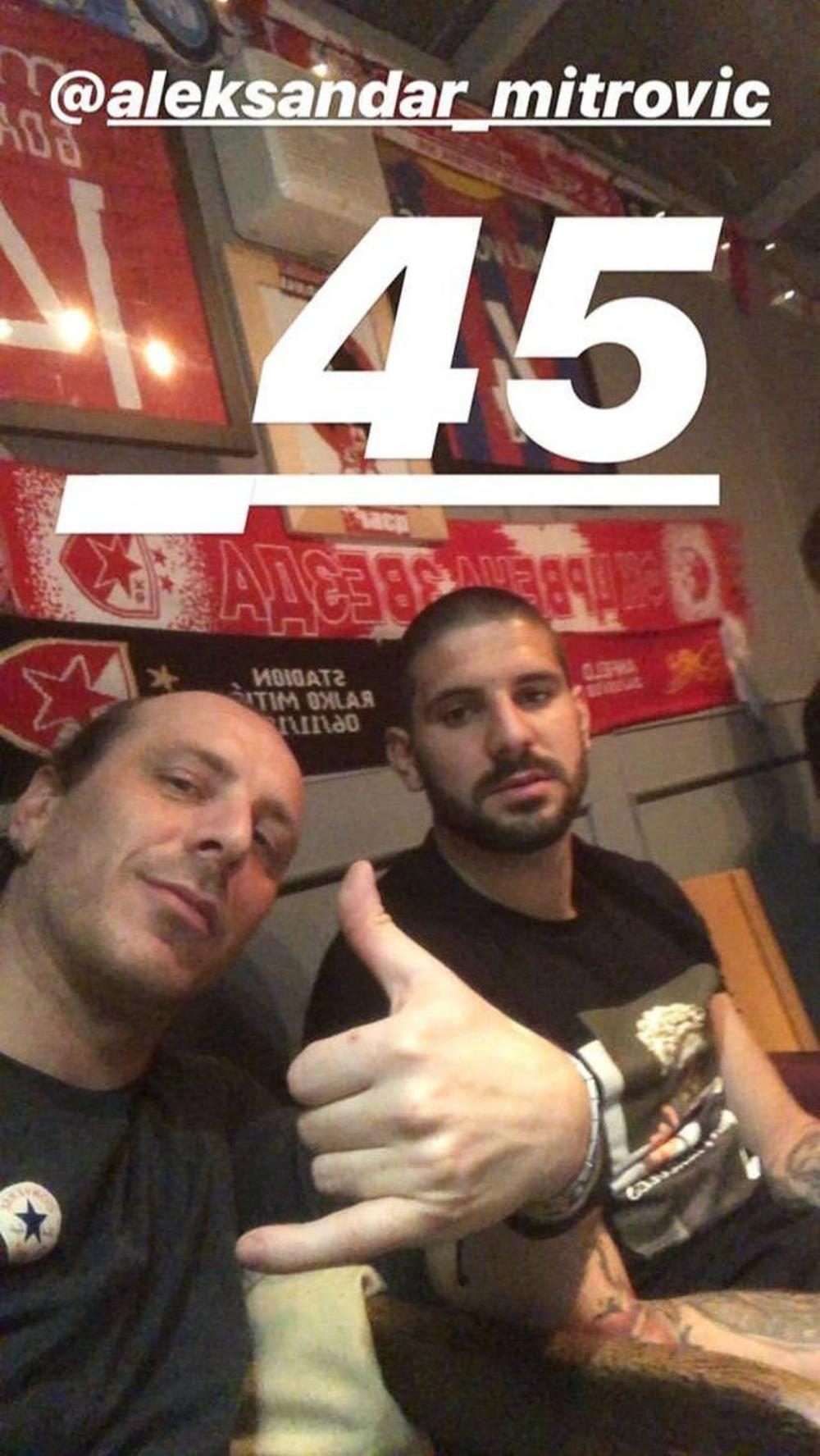 Aleksandar Mitrović među obeležjima Delija  