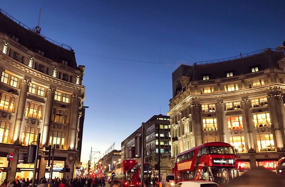 Oxford Circus noću