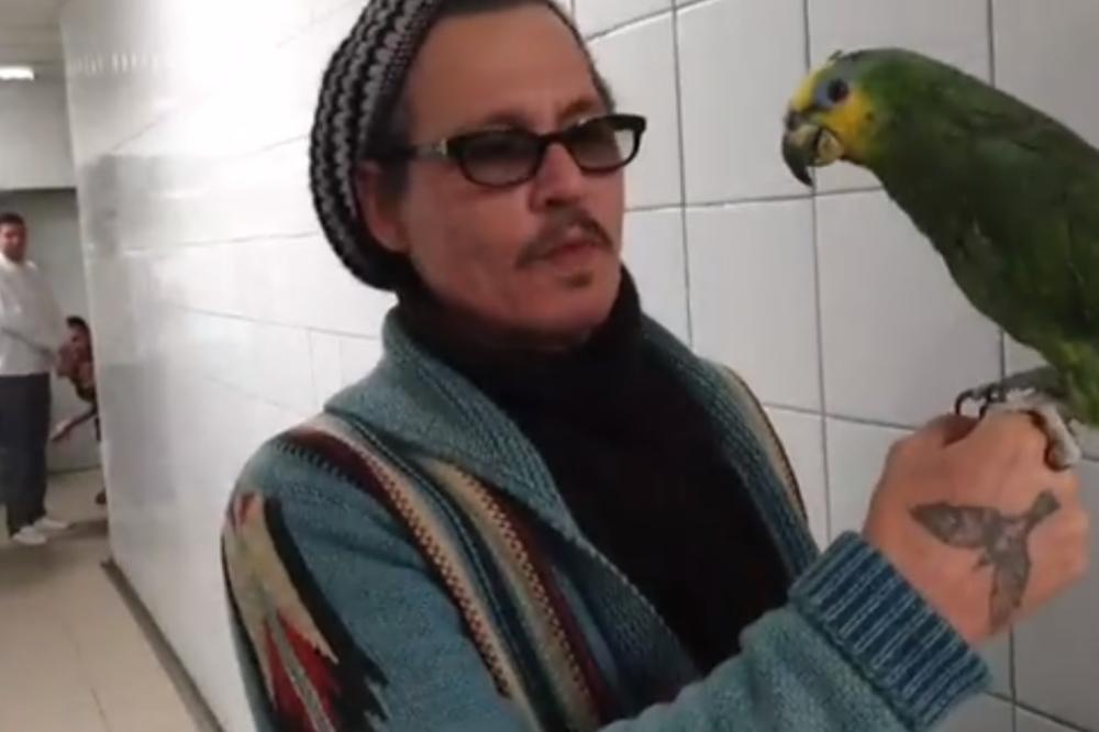 DŽONI DEP PRIČA NA SRPSKOM JEZIKU: Beba ga iskulirala, on je SOČNO OPSOVAO! (VIDEO)