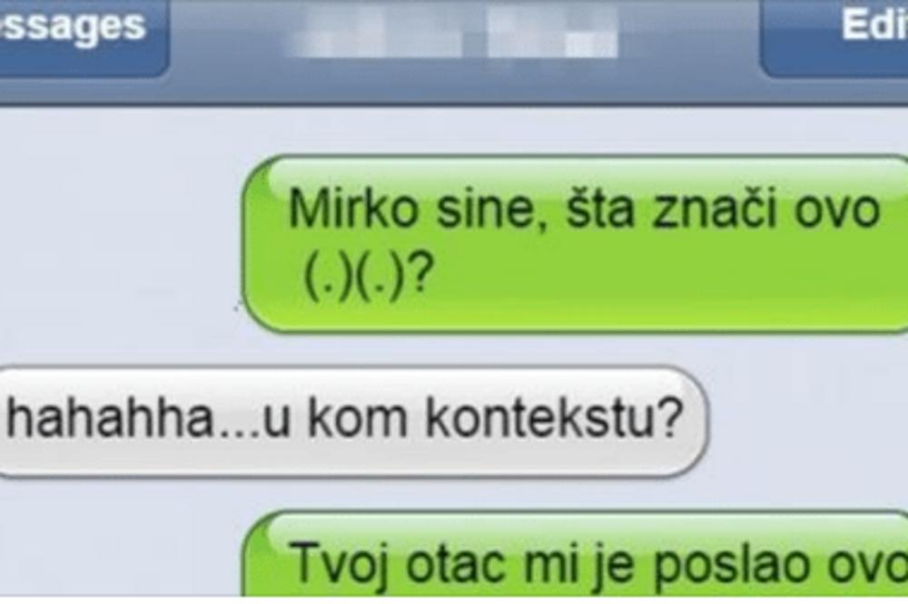 MAJKA JE PITALA SINA ŠTA ZNAČI OVAJ ZNAK: Ono što joj je Mirko odgovorio napraviće joj VELIKI PROBLEM! (FOTO)