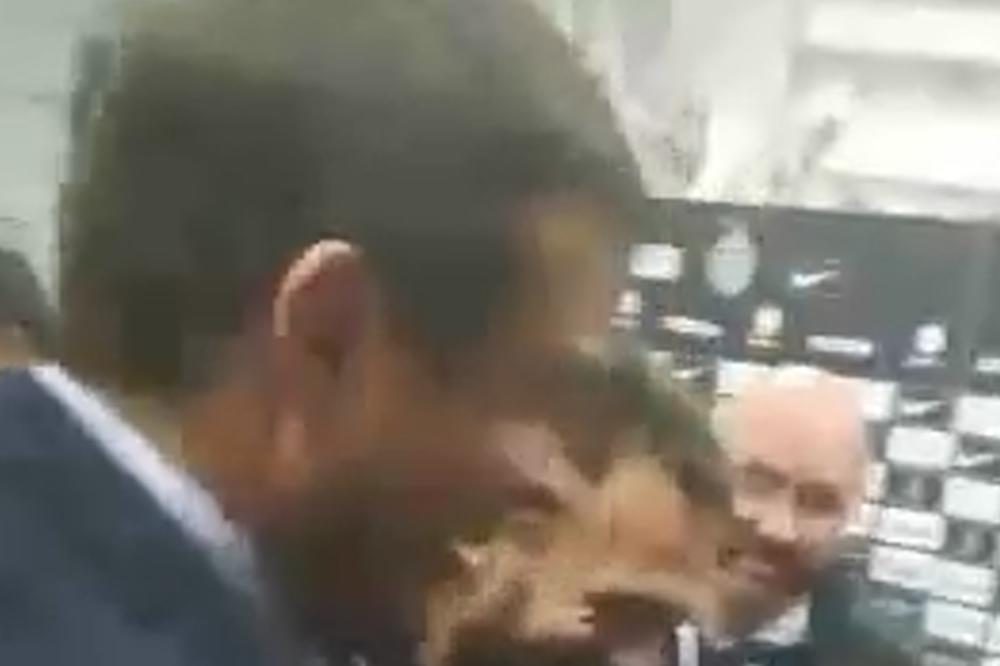 LALATOVIĆ PRAVIO ŠOU U TUNELU: Vređali ga i ponižavali, a dok je Drinčić davao izjavu on je imao poruku za Partizan