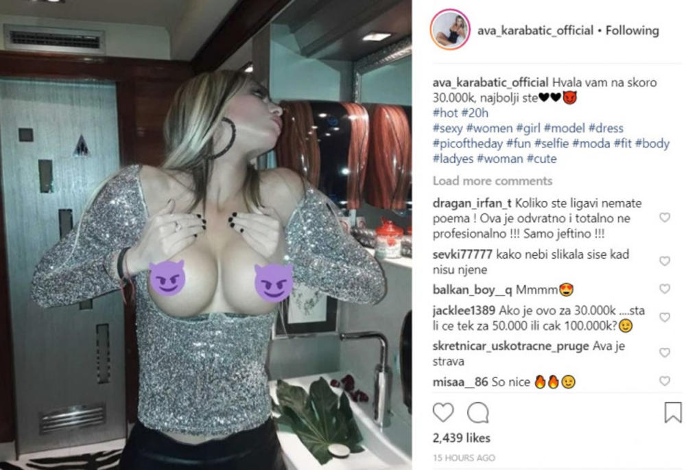 Ava Karabatić voli da šokira javnost