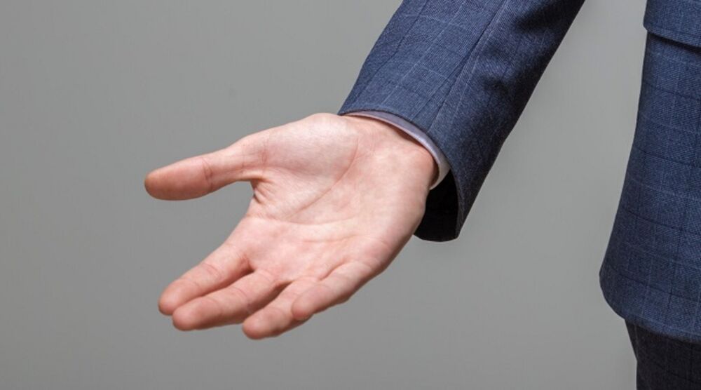Složene Ruke Muške ruke uzbuđuju žene u krevetu