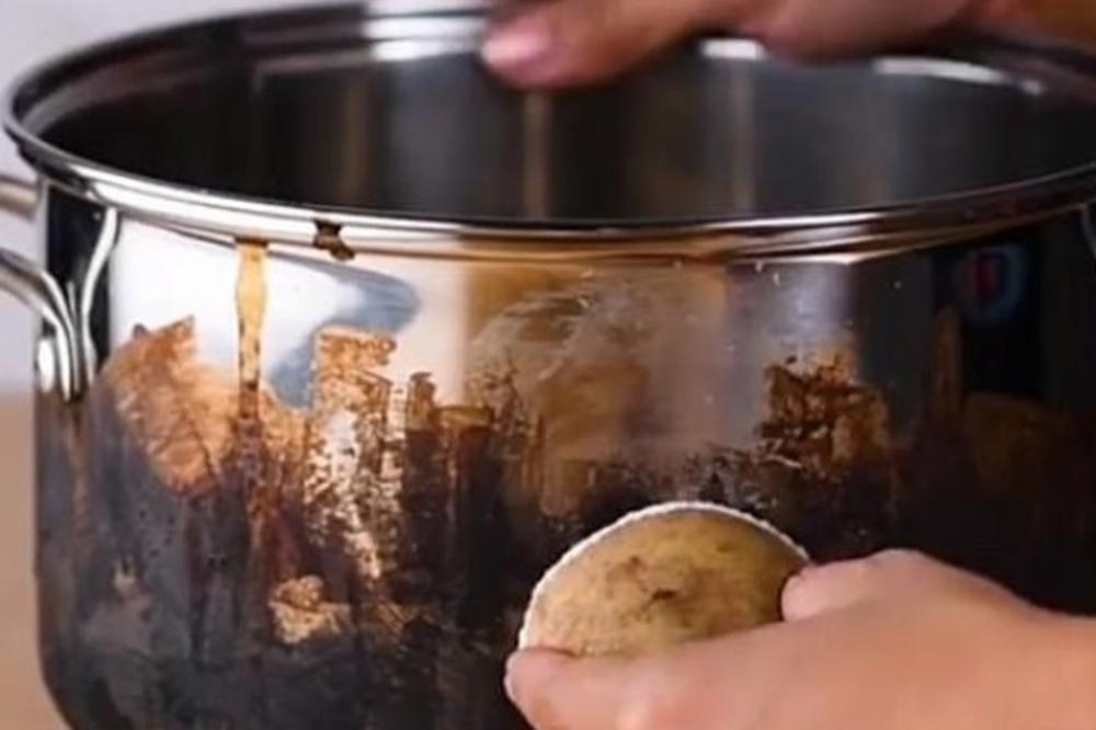 BACITE SUNĐERE I GLEDAJTE ČISTU MAGIJU! Zagorela šerpa biće KAO NOVA ako je protrljate mešavinom OVOG POVRĆA I SOLI