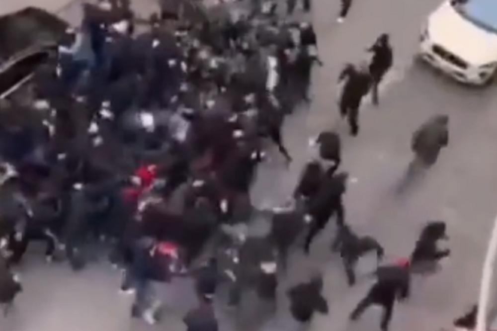 OPŠTA TUČA NAVIJAČA PRE UTAKMICE: Svi su bili u crnom, a ko je izvukao deblji kraj - to niko ne zna!