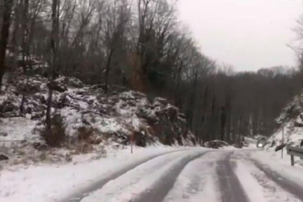 KATAKLIZMA U HRVATSKOJ: Promena vremena donela OLUJU i GRAD, a potom i SNEG u nižim predelima!