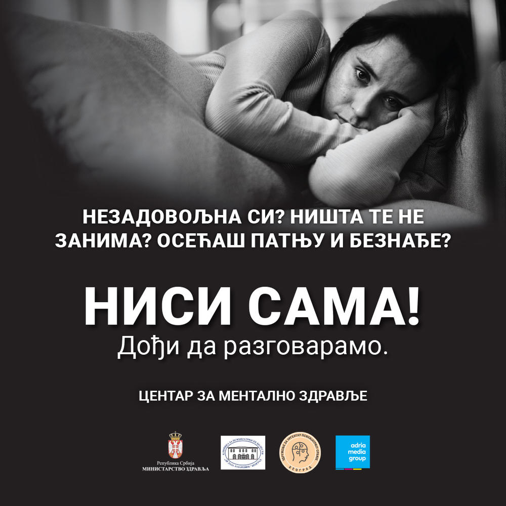 Svaka peta žena bar jednom u životu doživi depresiju  