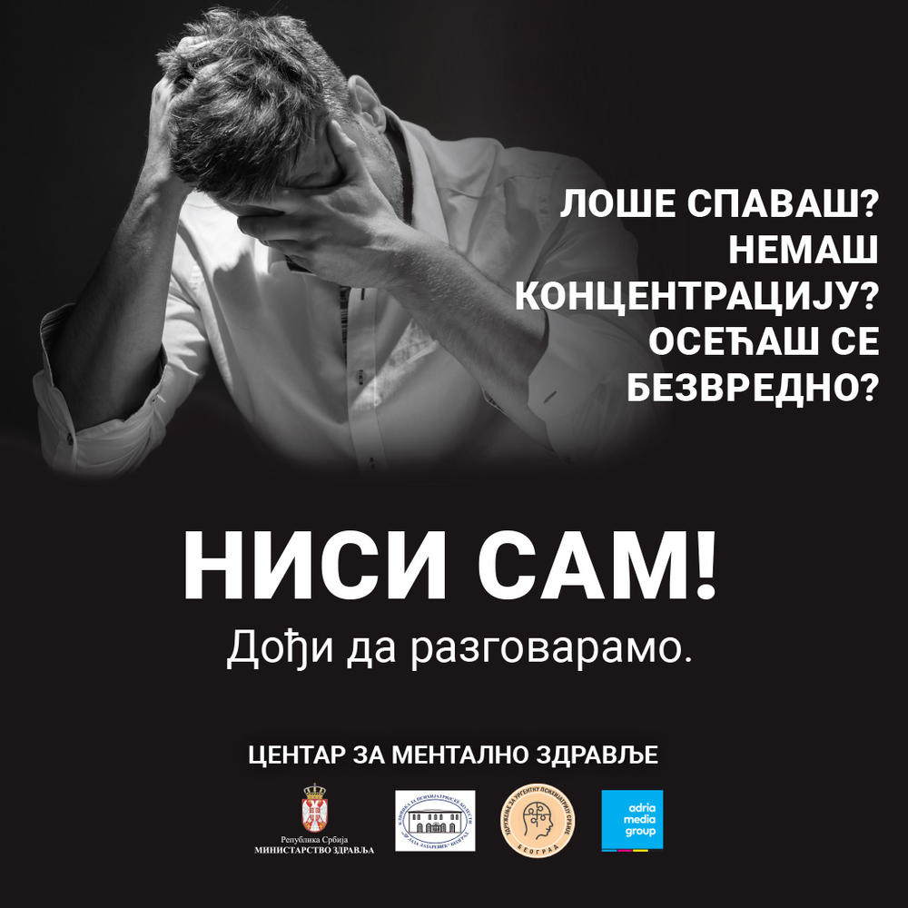 Svaki peti muškarac bar jednom u životu doživi depresiju  