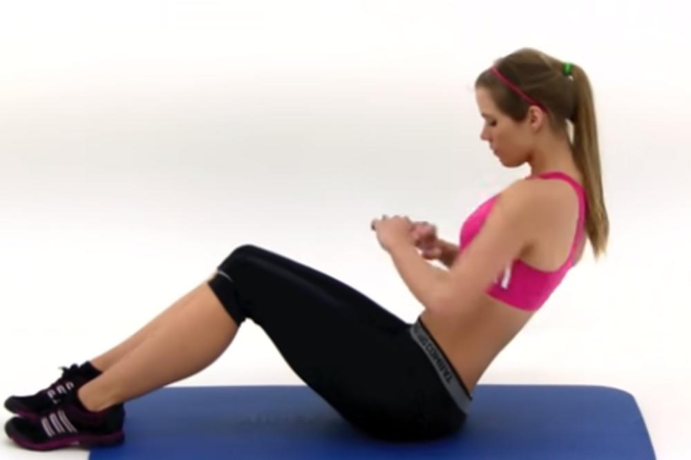 AKO OVE VEŽBE RADITE 10 MINUTA DNEVNO, DO LETA ĆETE IMATI RAVAN STOMAK: Jednostavne su, a efektne! (VIDEO)