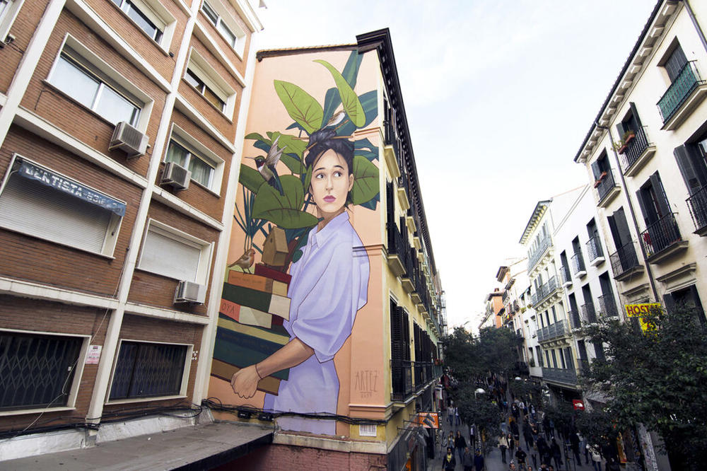 VELIKA ČAST: Mural beogradskog umetnika ARTEZA u srcu Madrida