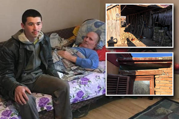 ĐORĐE (16) I NJEGOVA SESTRA (15) SAMI IZDRŽAVAJU NEPOKRETNOG OCA: Kupaju ga, idu u školu, a DEČAK NADNIČI ZA NOVAC