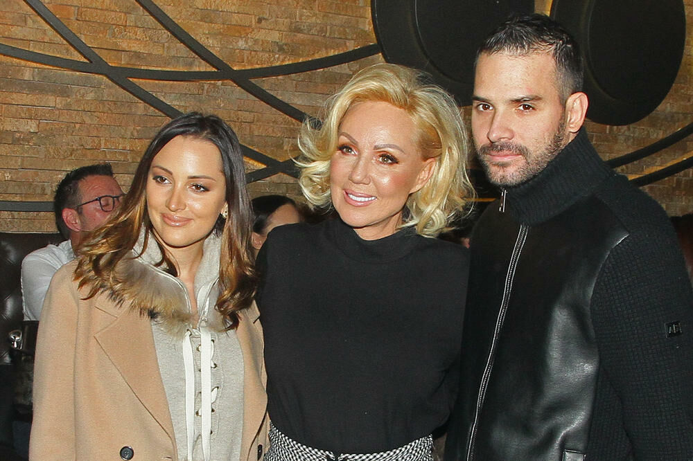 Aleksandra Prijović, Lepa Brena i Filip Živojinović 