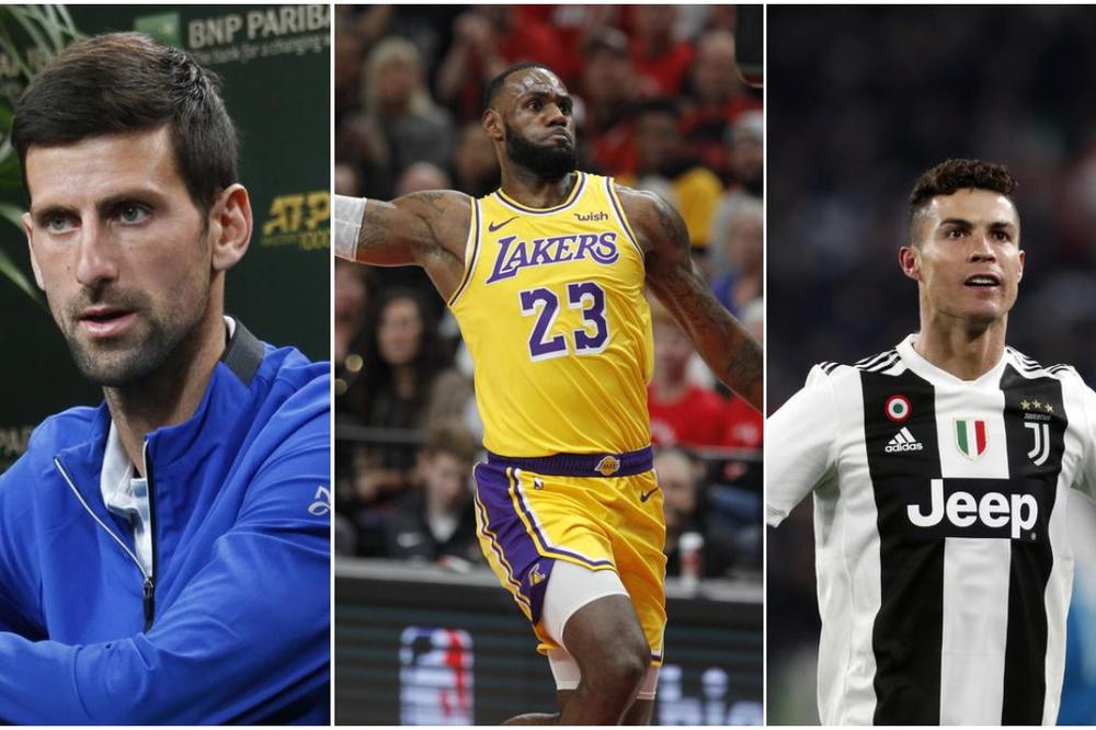 OBJAVLJENJA LISTA NAJPOZNATIJIH SPORTISTA SVETA: Prvo mesto očekivano, ali plasman Đokovića je razočaravajući!