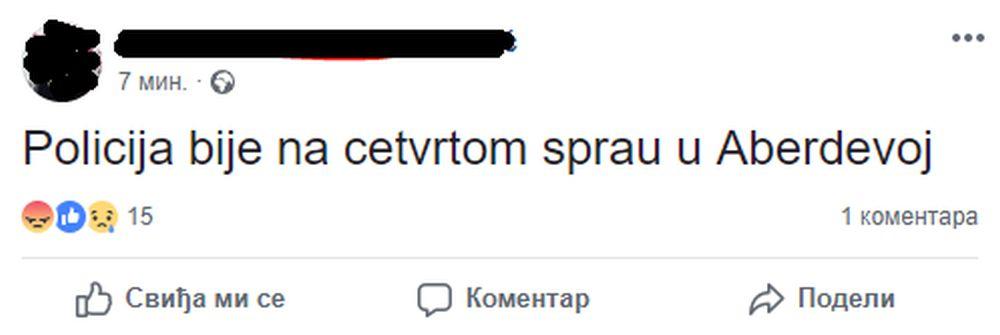 Tvit jedne radnice RTS-a  