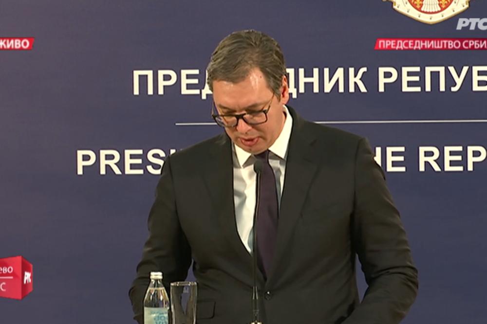 AKO UPADNU OVDE, ČEKAĆU IH! RUŠE ME HARADINAJEVI SARADNICI, FAŠISTI I TAJKUNI: Vučić se obratio naciji (FOTO)