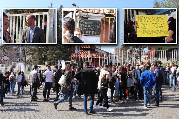 ZAŠTO NAM HAPSITE DRUGOVE? ZATO MLADI ODLAZE! Gimnazijalci su danas TRAŽILI PRAVDU ZA PAVLA uhapšenog na protestu