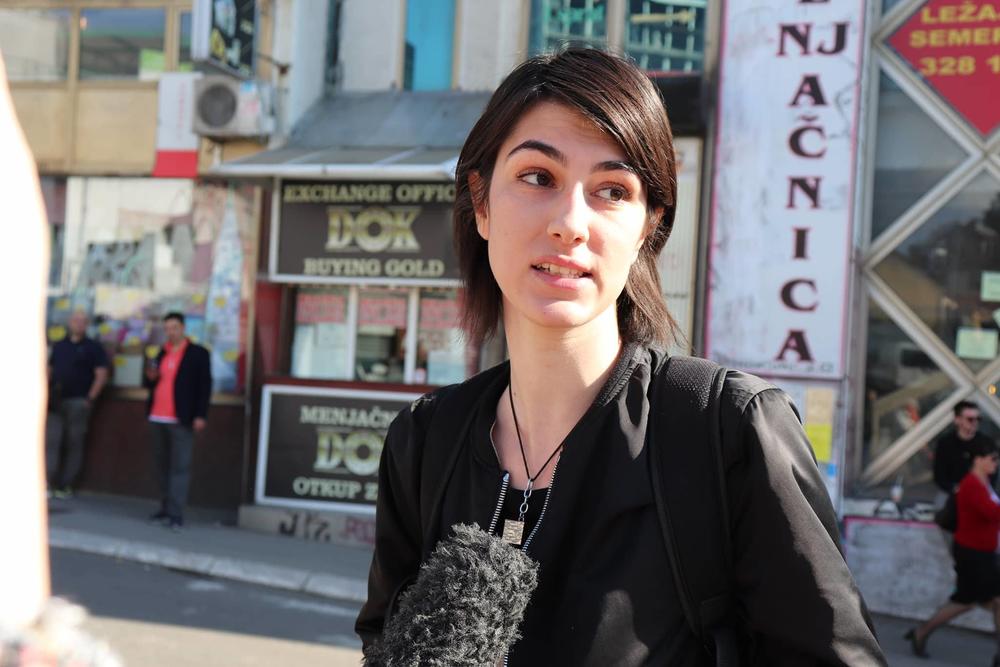 Una Obradović organizatorka protesta  