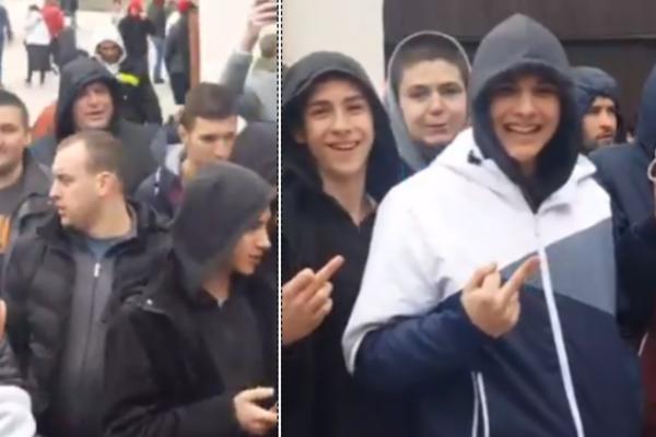 U KAMERU POKAZIVALI SREDNJI PRST, NAPALI I ŽENU! Pristalice Simonovića u GROCKOJ PRAVILE DŽUMBUS