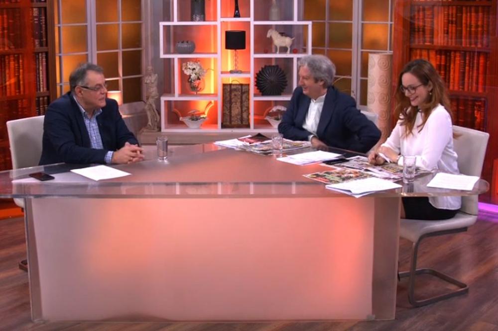 Čoviću u emisiji puštena montaža kako ga Grobari prozivaju: Njegov odgovor je slika kako Filip gazi Trinkijerija!