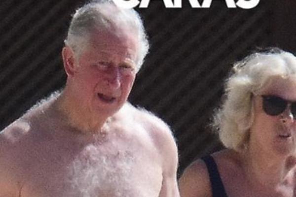 GOLIŠAVE SLIKE KRALJEVSKE PORODICE ZAPALILE LONDON! Svi pričaju o KUPAĆIM GAĆICAMA princa Čarlsa i Kamilinom telu