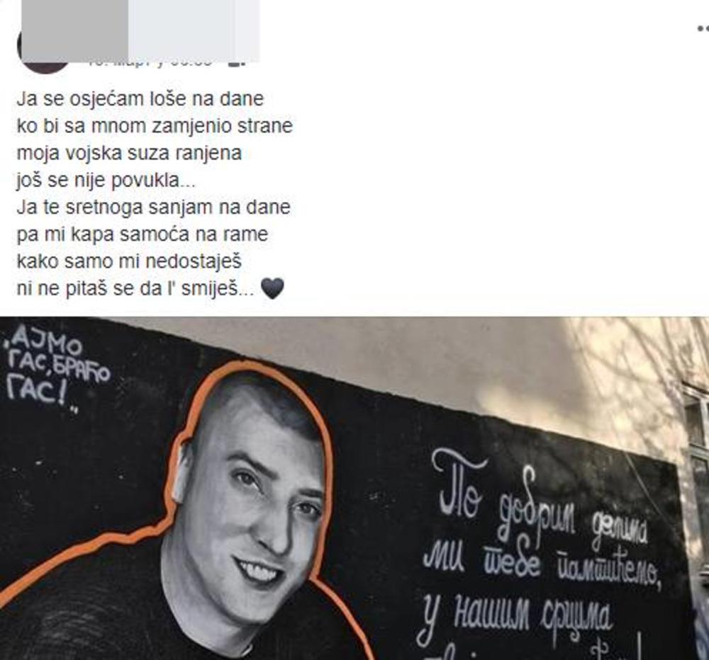 Stihovi poznate pesme namenjene Milošu   