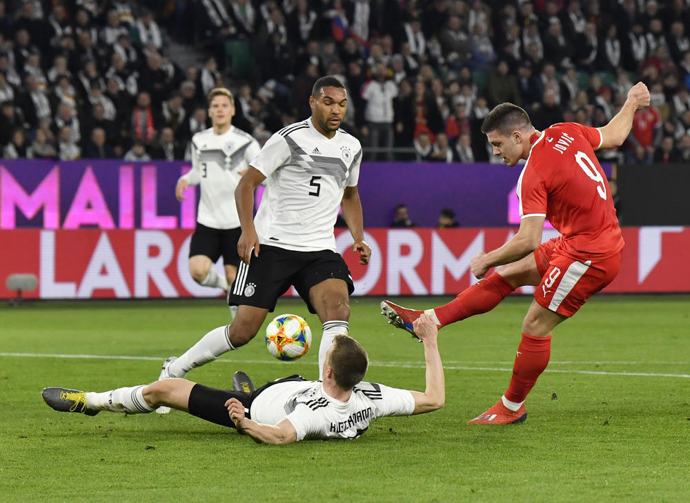 Luka Jović je bio strealc u utakmici protiv Nemaca