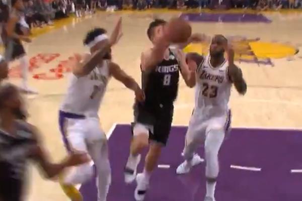 BOGDAN I DŽEJMS 1 NA 1! ŠTA MU URADI SRBIN: Lebrone, tako se pika basket u Srbiji ispred zgrade!