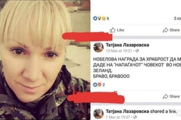 DAJTE NOBELOVU NAGRADU ZA HRABROST: Tatjana je vojnik i veliča ubicu s Novog Zelanda! Njen komentar je zgrozio svet