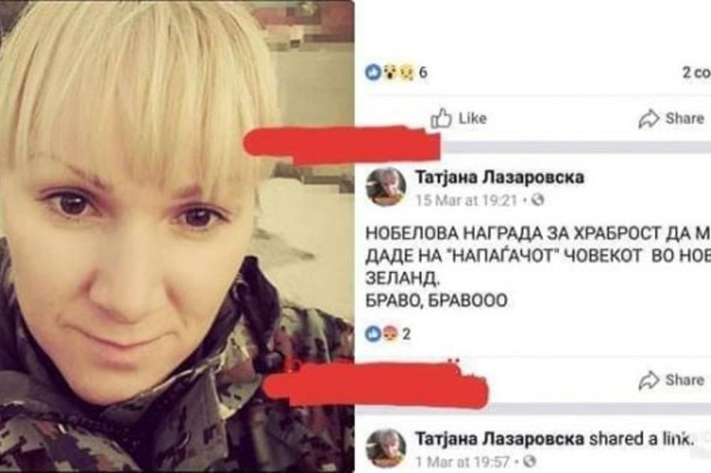DAJTE NOBELOVU NAGRADU ZA HRABROST: Tatjana je vojnik i veliča ubicu s Novog Zelanda! Njen komentar je zgrozio svet