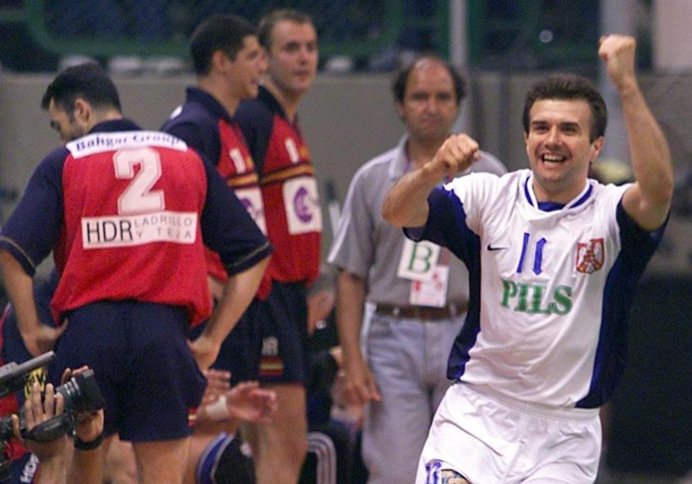 Slavlje rukometaša na SP 1999. godine  