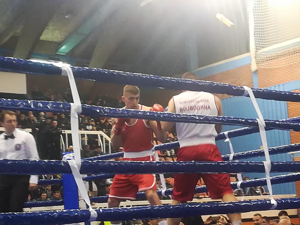 Veljko Ražnatović na meču Boks lige Srbije